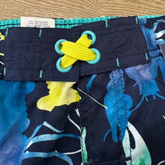 NWT BOYS Cherokee Colorful Lobster Print Swimming trunks - Picture 3 of 7